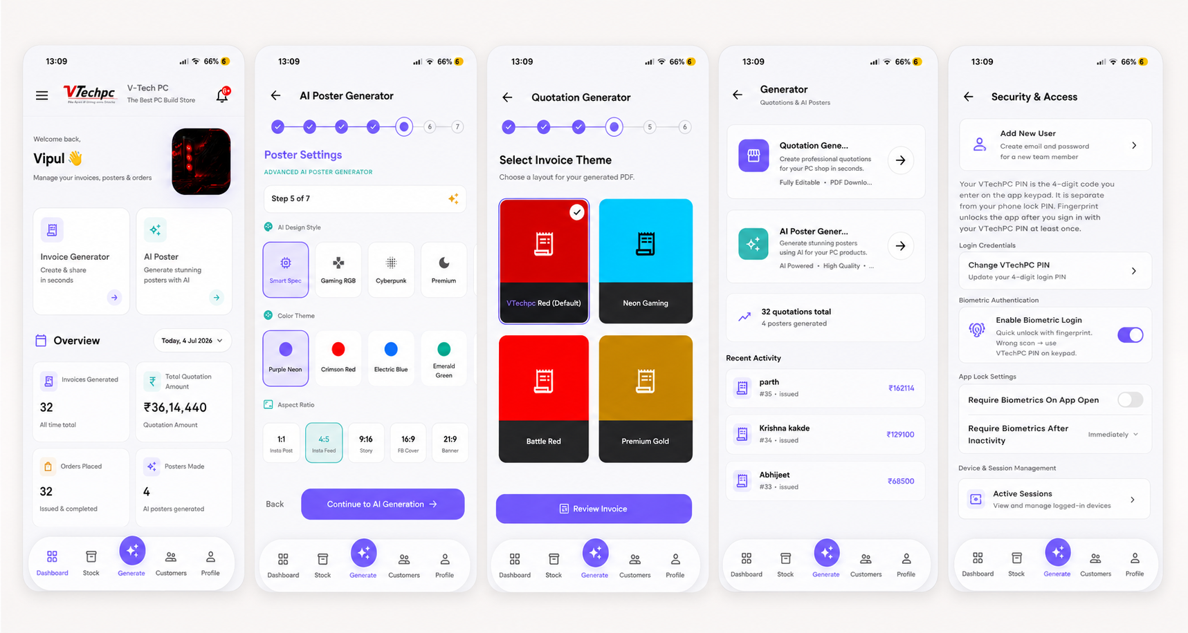 VTechPS Mobile App